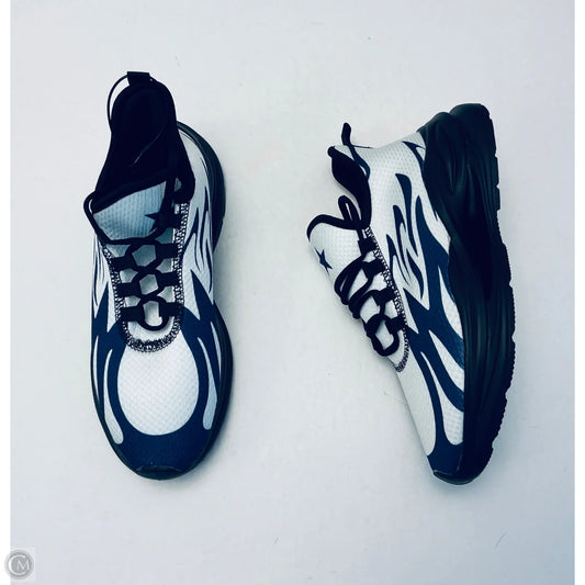 Shoes Sneakers By Cme In Blue & White, Size: 11