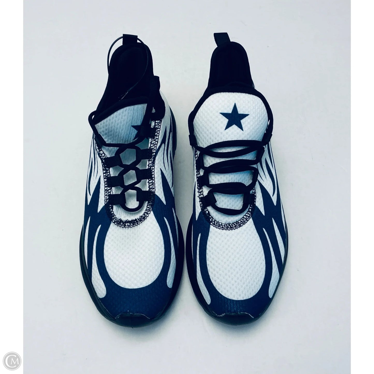 Shoes Sneakers By Cme In Blue & White, Size: 11