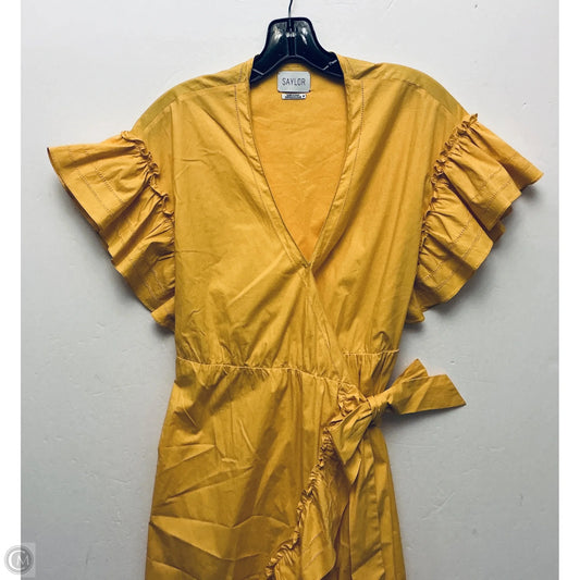 Dress Casual Midi By Saylor In Yellow, Size: M