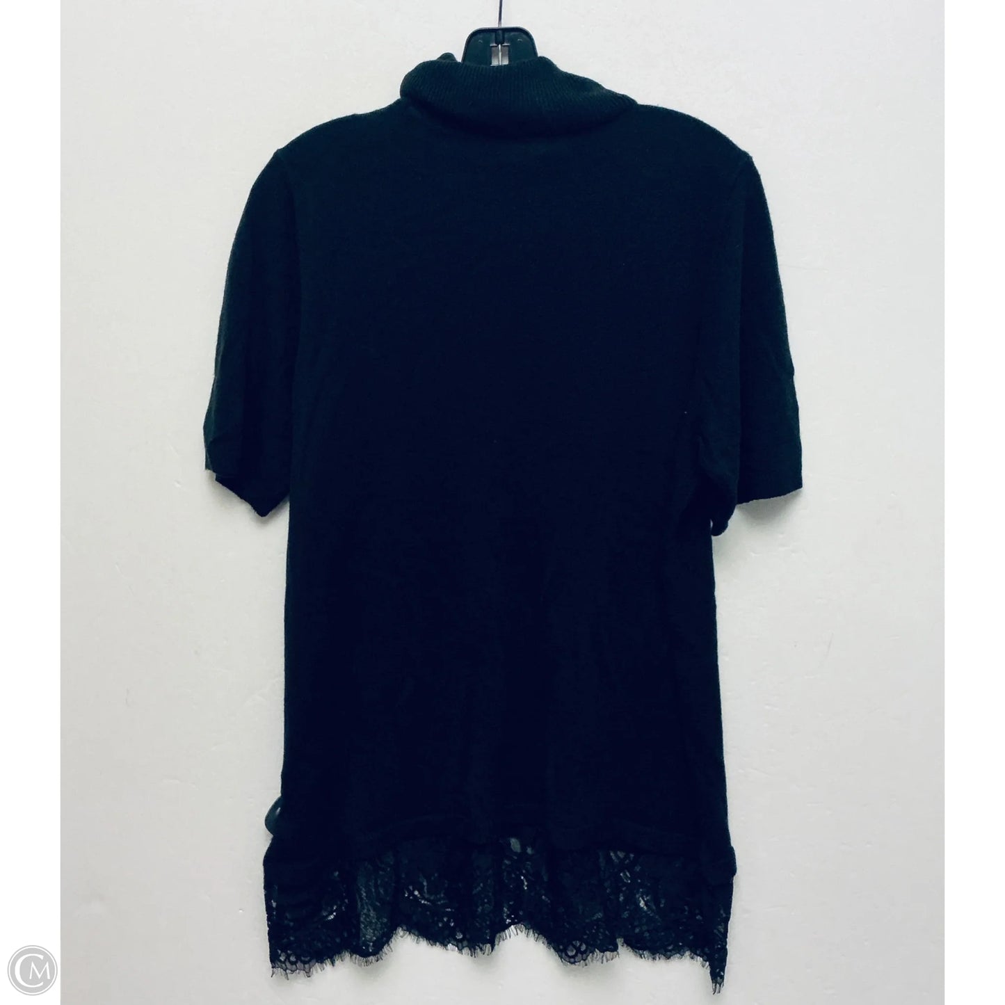 Top Short Sleeve By Apt 9 In Black, Size: Xl
