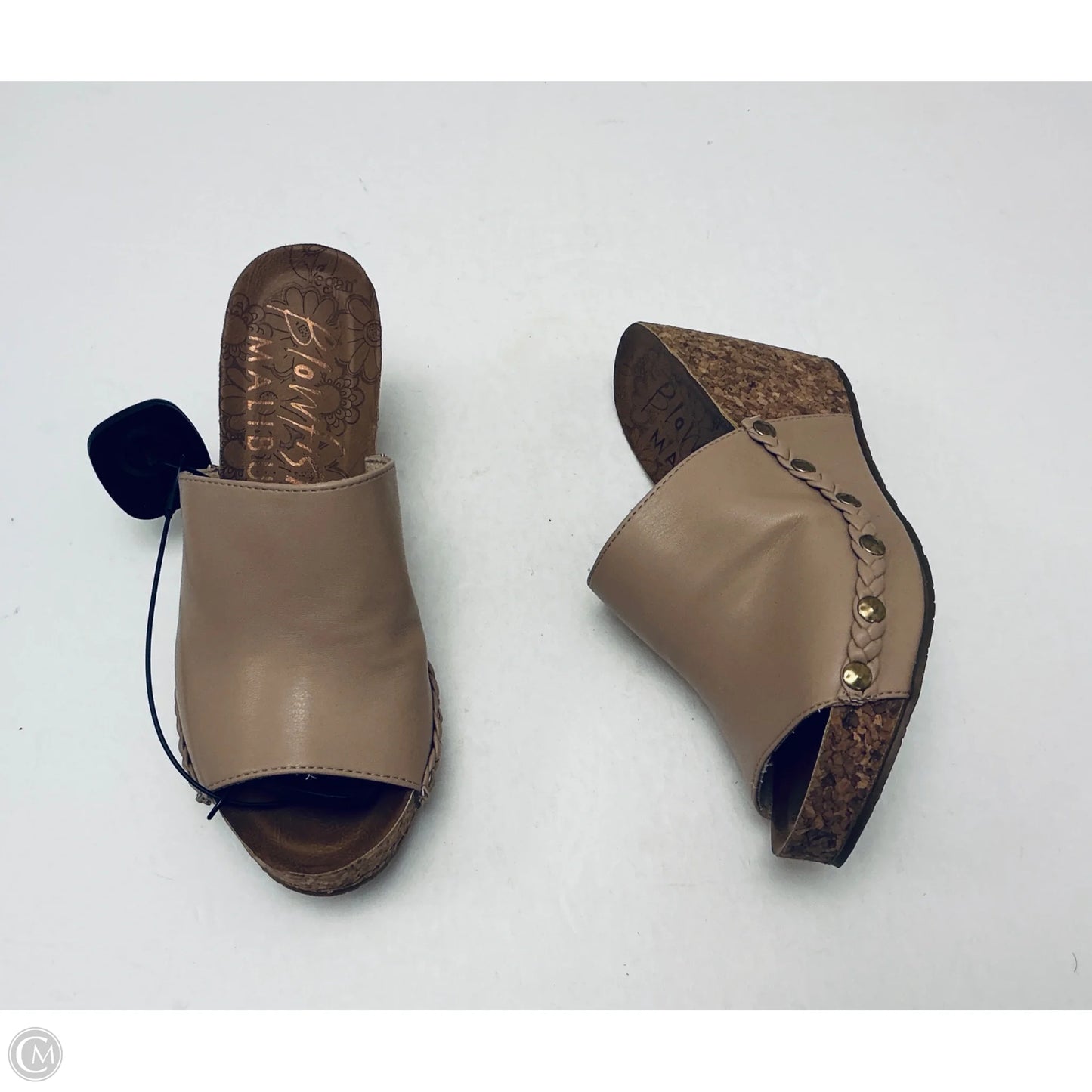 Sandals Heels Wedge By Blowfish In Tan, Size: 8.5