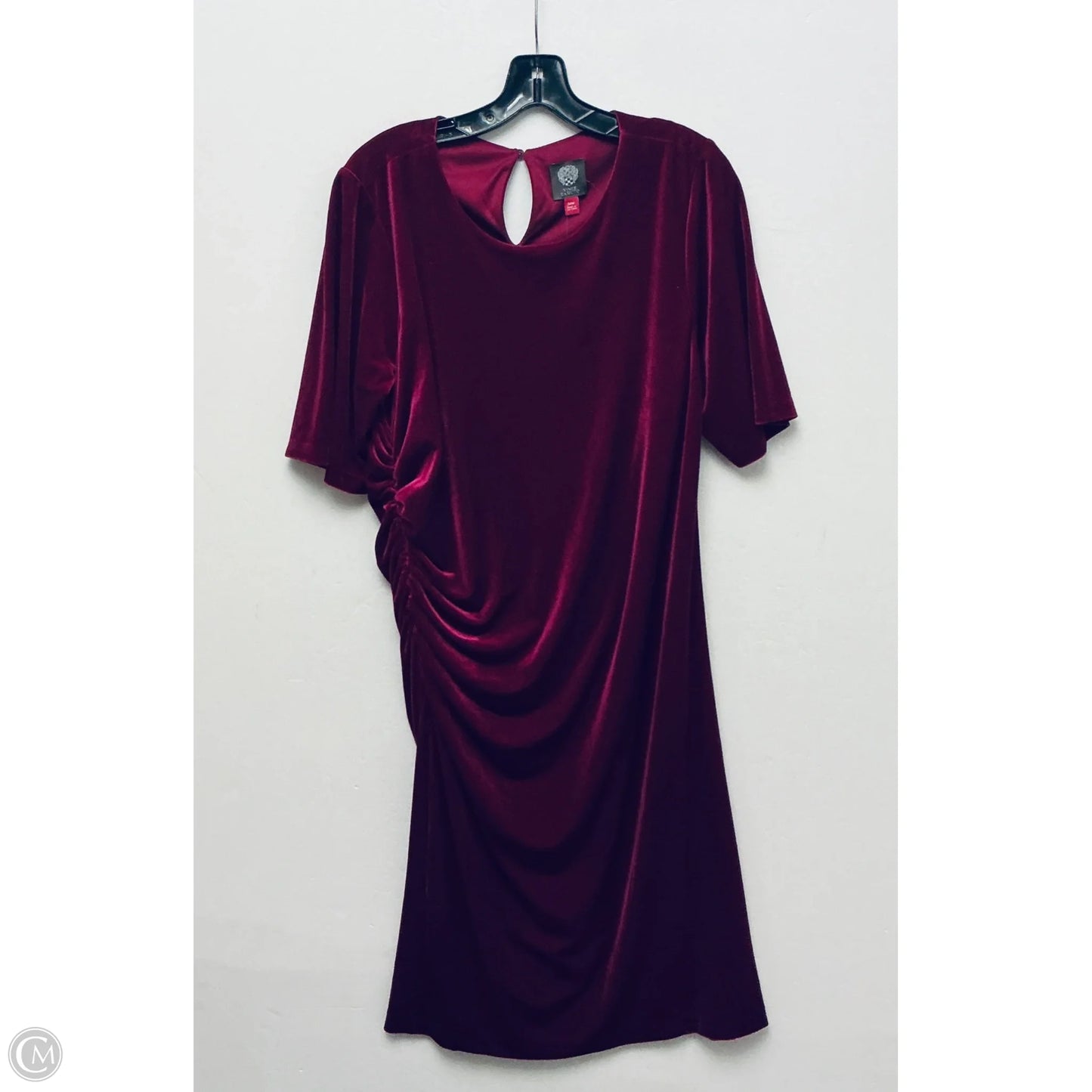 Dress Party Midi By Vince Camuto In Maroon, Size: 14