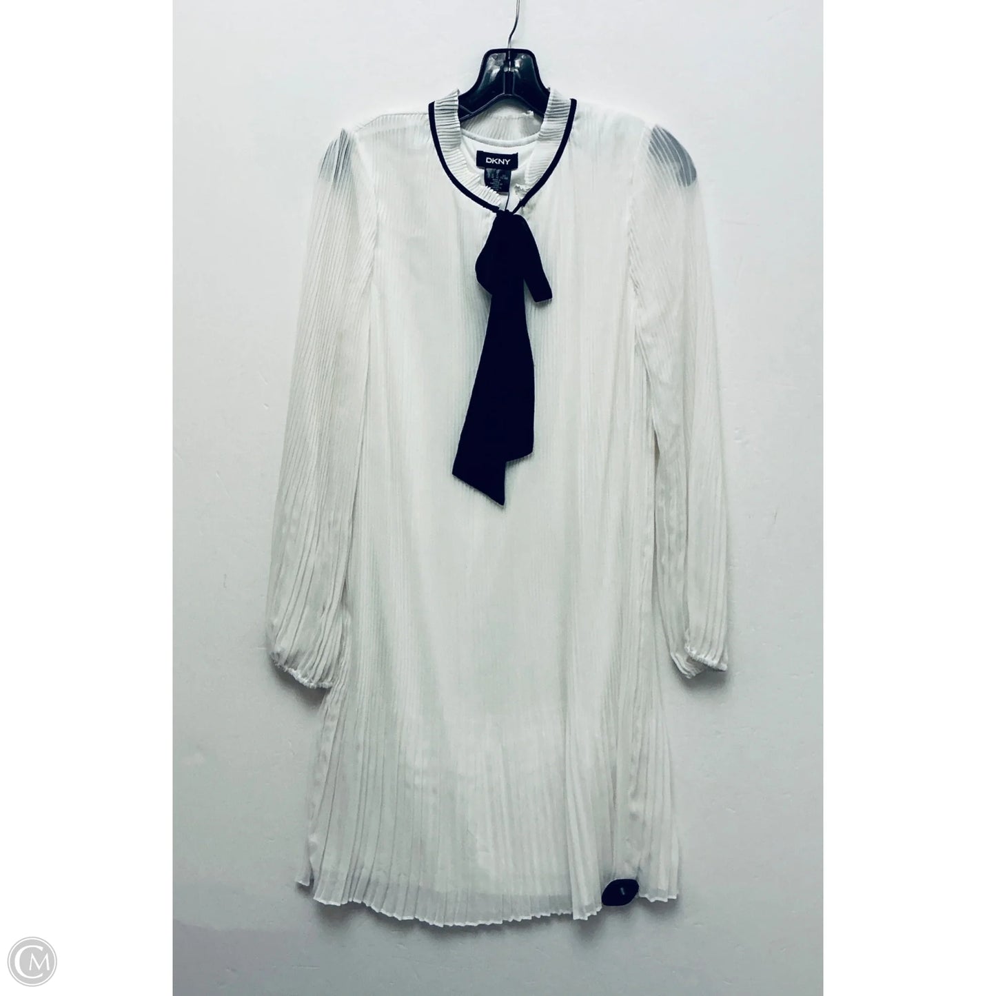 Dress Casual Midi By Dkny In White, Size: 12