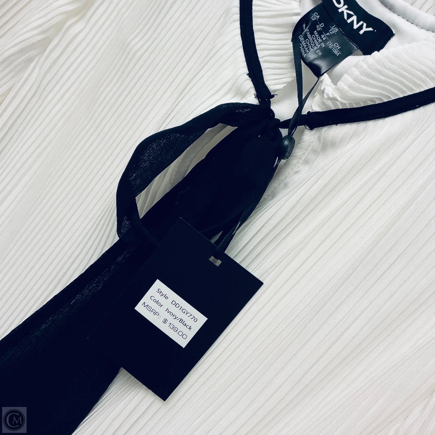 Dress Casual Midi By Dkny In White, Size: 12