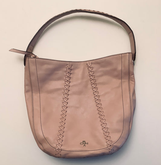 Handbag Leather By Clothes Mentor, Size: Large