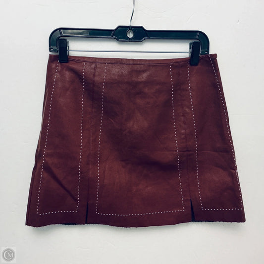 Skirt Mini & Short By Dee Elly In Maroon, Size: M