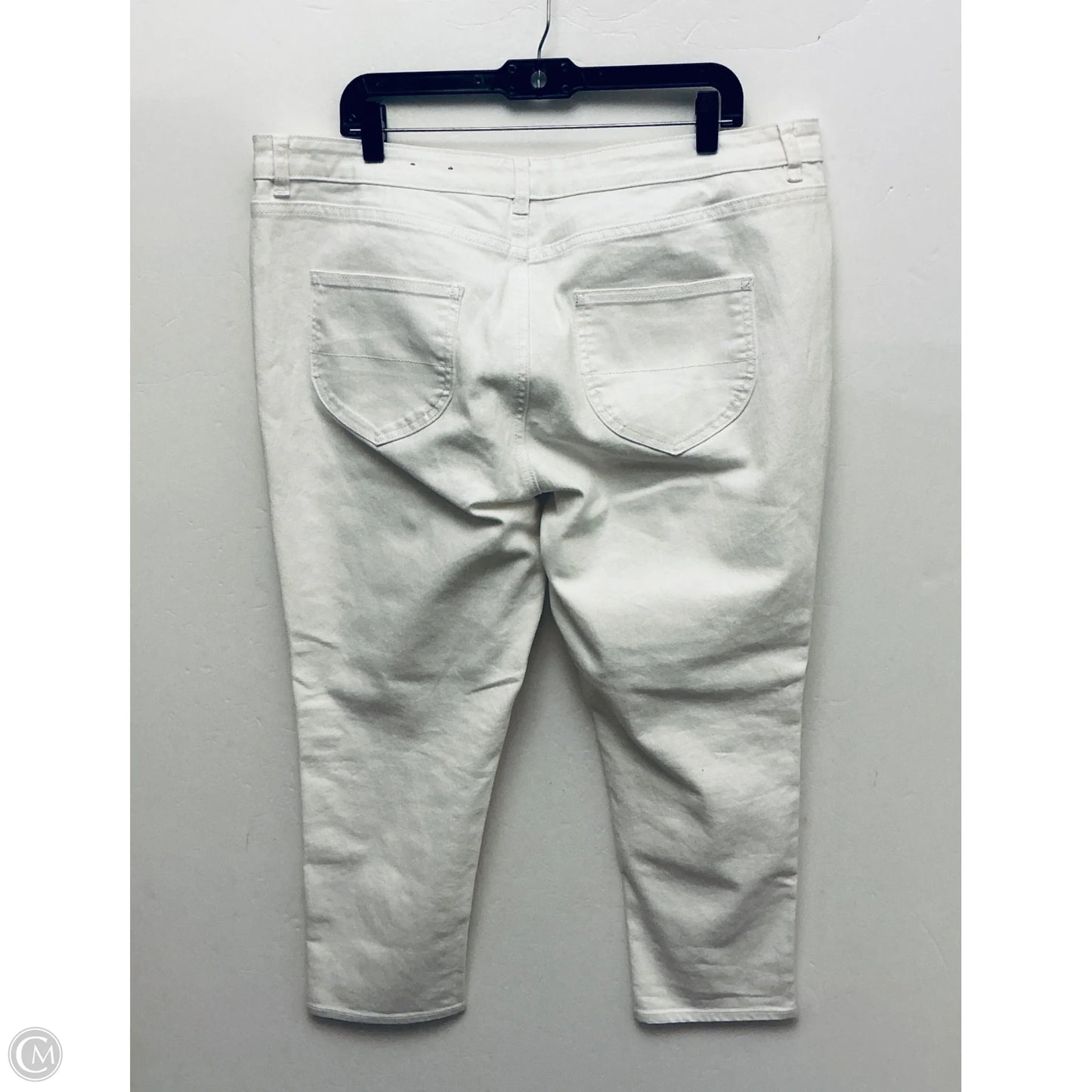 Jeans Straight By Coldwater Creek In White Denim, Size: 18