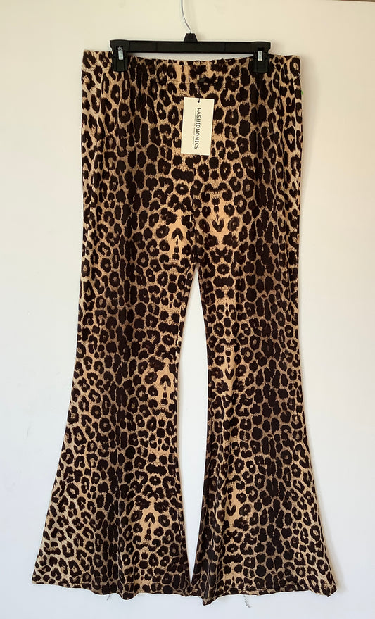 Pants Lounge By Clothes Mentor In Animal Print, Size: Xl