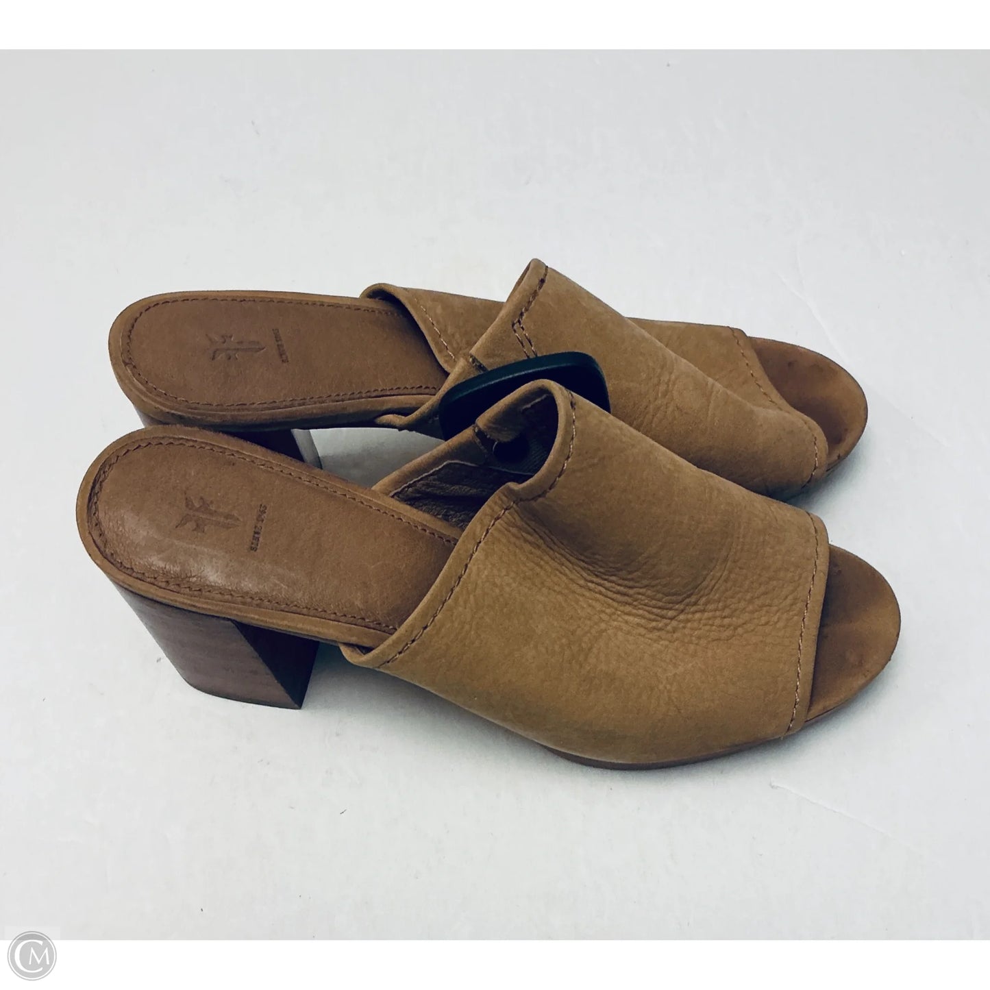 Sandals Designer By Frye In Brown, Size: 8