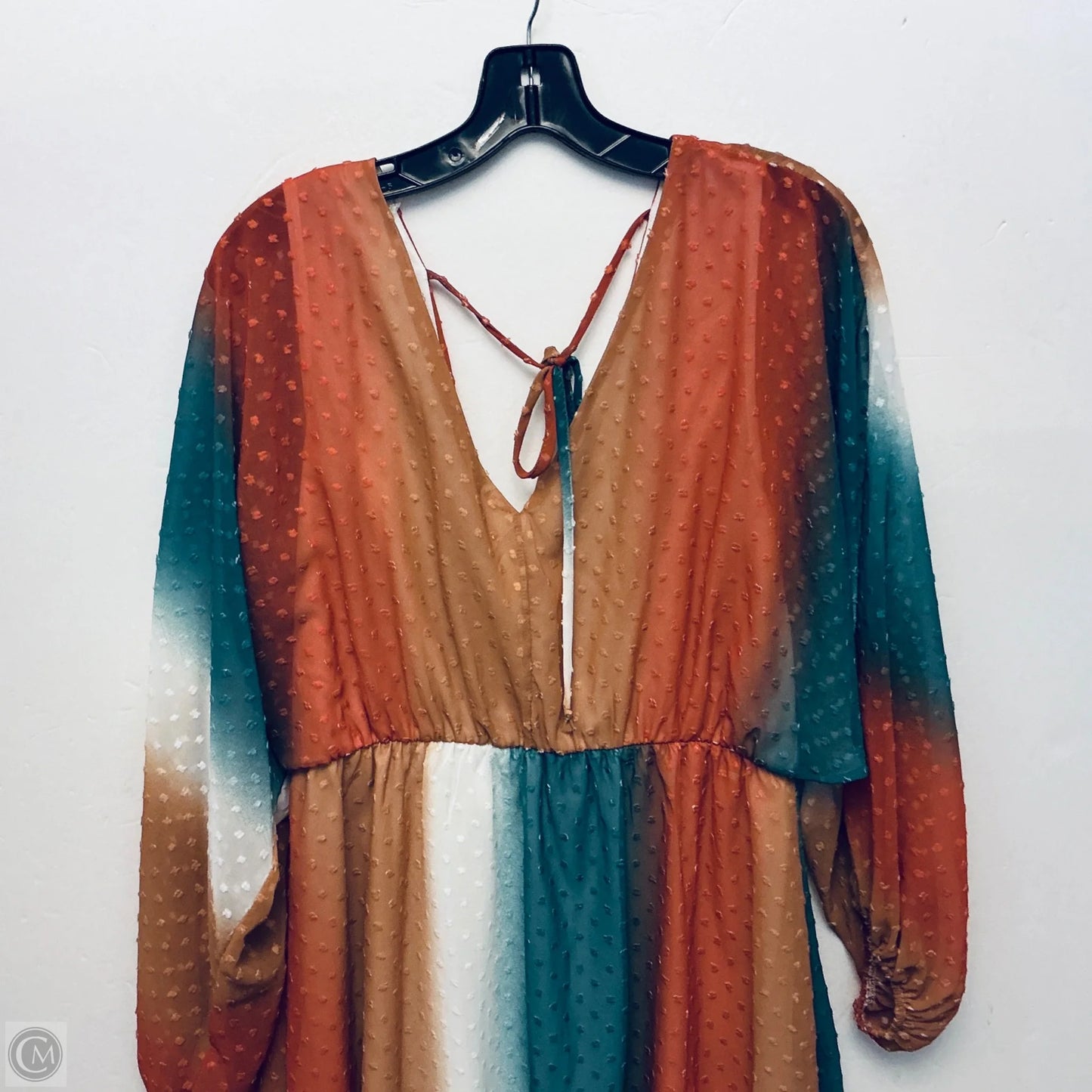 Dress Casual Short By Peach Love Cream California In Brown, Size: L