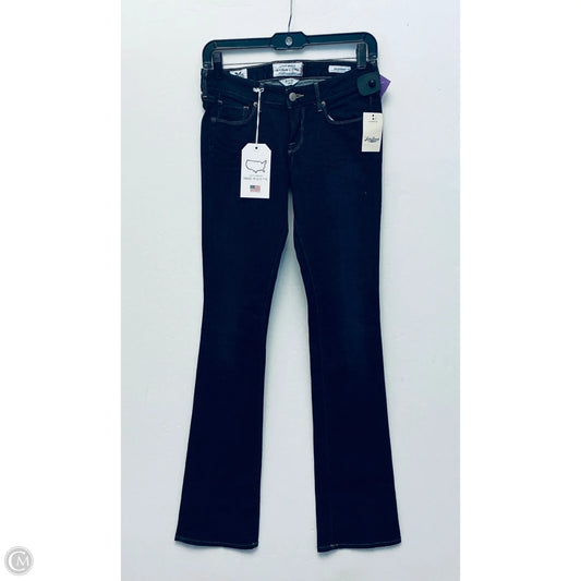 Jeans Straight By Lucky Brand In Blue Denim, Size: 0
