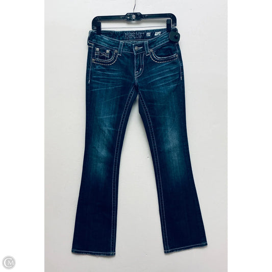 Jeans Straight By Miss Me In Blue Denim, Size: 4