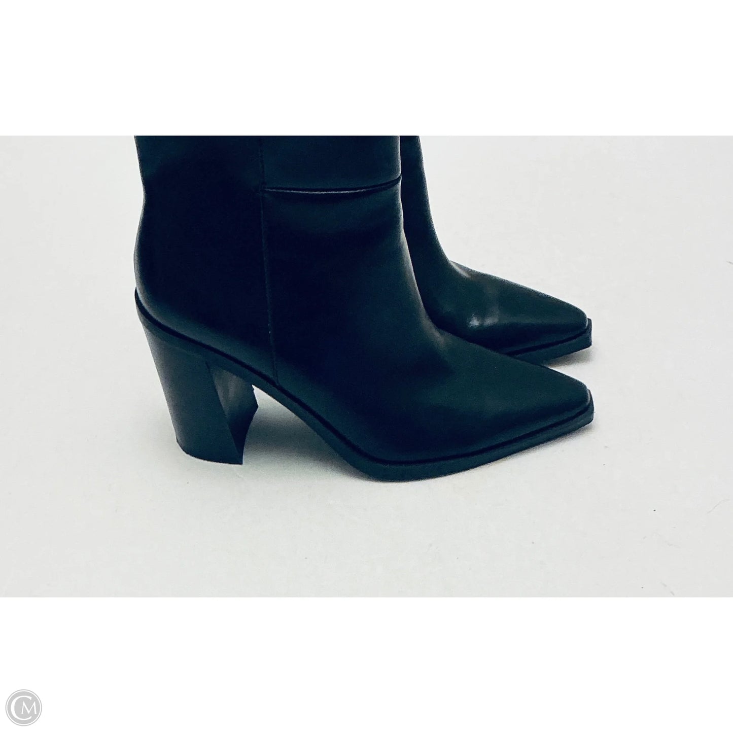 Boots Ankle Heels By Steve Madden In Black, Size: 8.5