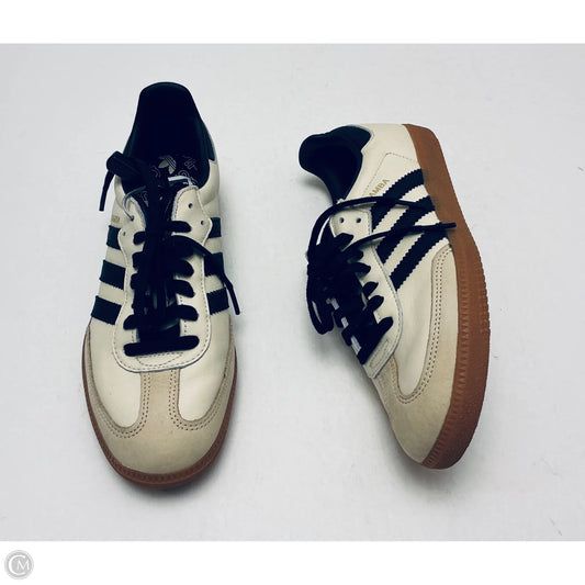 Shoes Sneakers By Adidas In Black & Cream, Size: 10