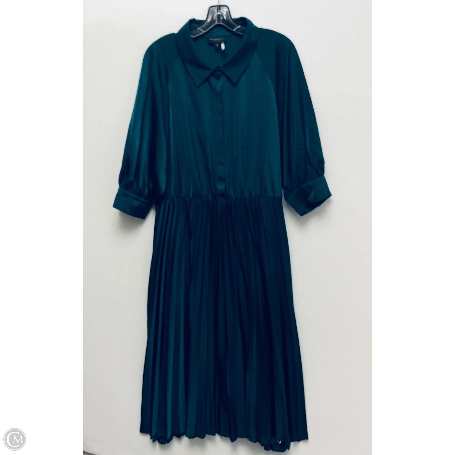 Dress Casual Maxi By Donna Karan In Green, Size: 16