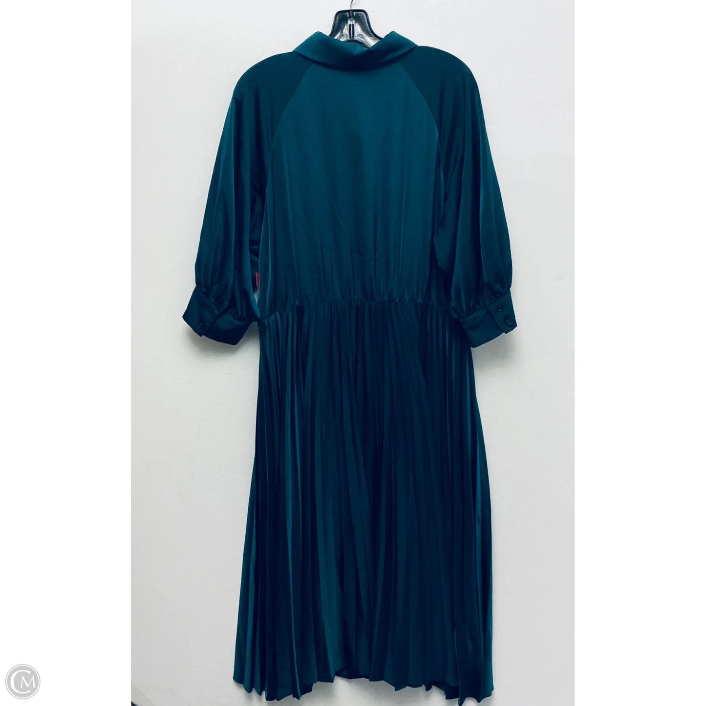 Dress Casual Maxi By Donna Karan In Green, Size: 16