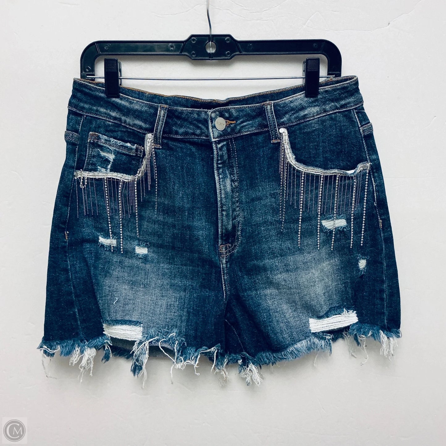 Shorts By Risen In Blue Denim, Size: Xl