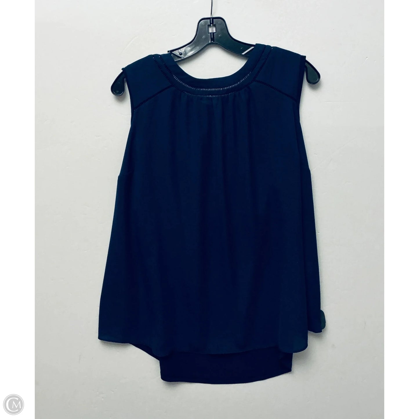 Top Sleeveless Basic By 41 Hawthorn In Navy, Size: 2x