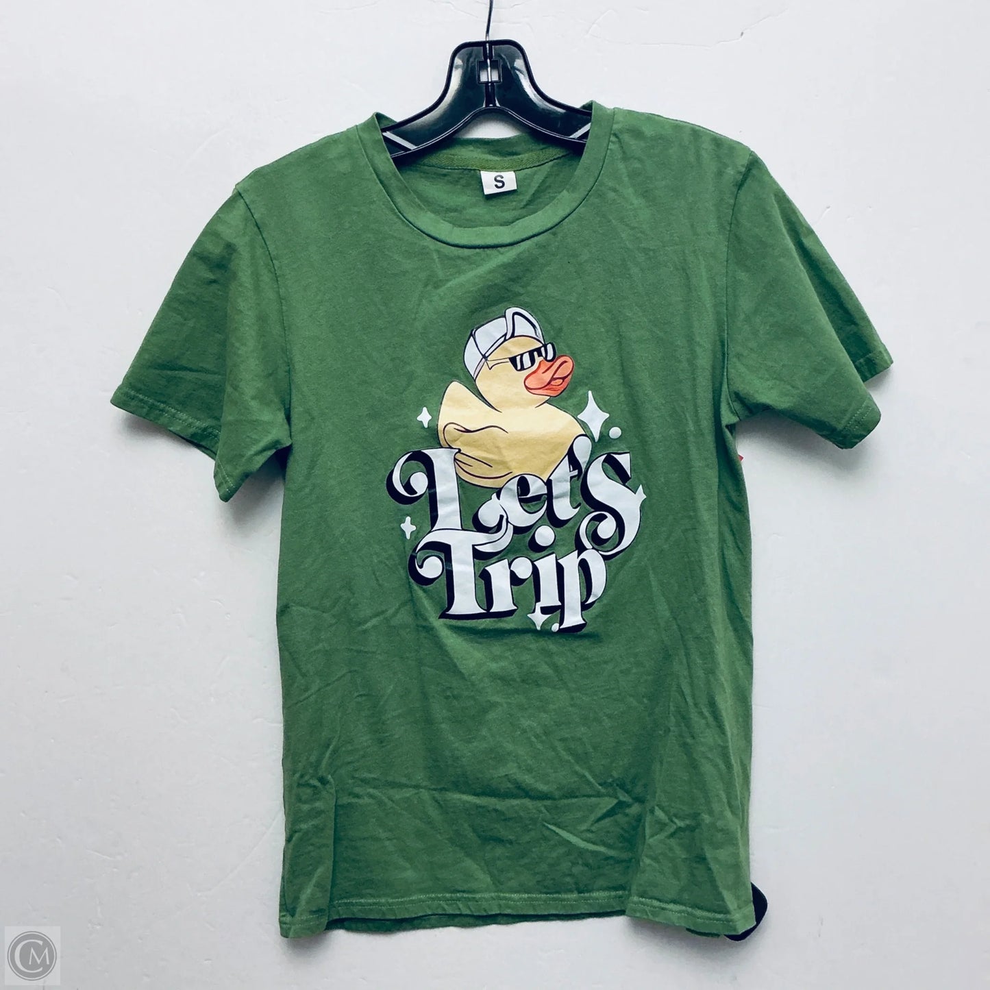Top Short Sleeve Basic By Cme In Green, Size: S