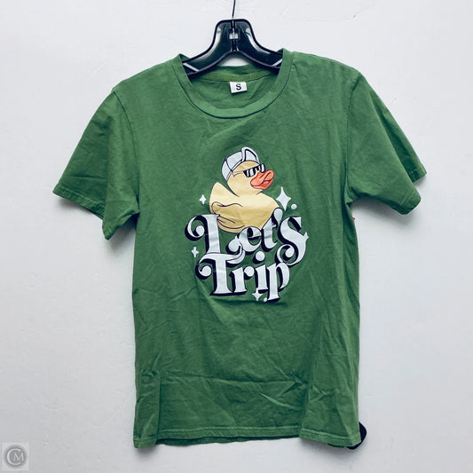 Top Short Sleeve Basic By Cme In Green, Size: S