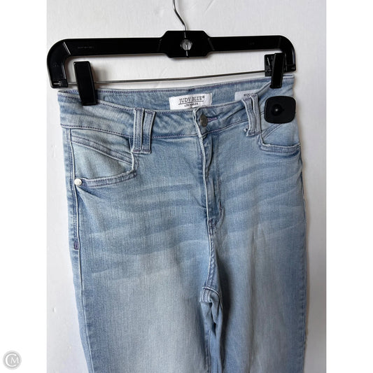 Jeans Wide Leg By Judy Blue In Blue Denim, Size: 4