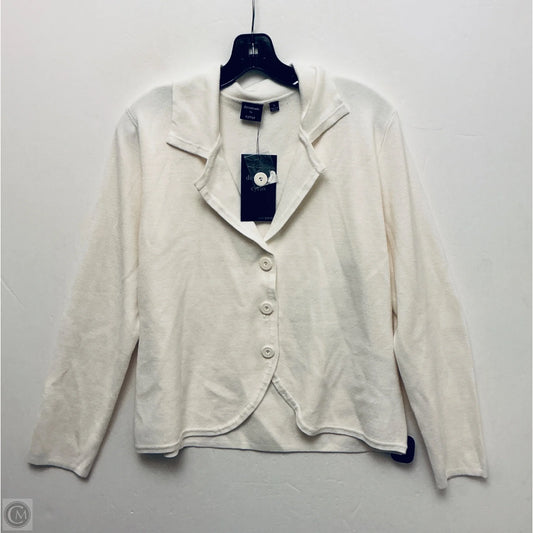 Cardigan By Cyrus In White, Size: L