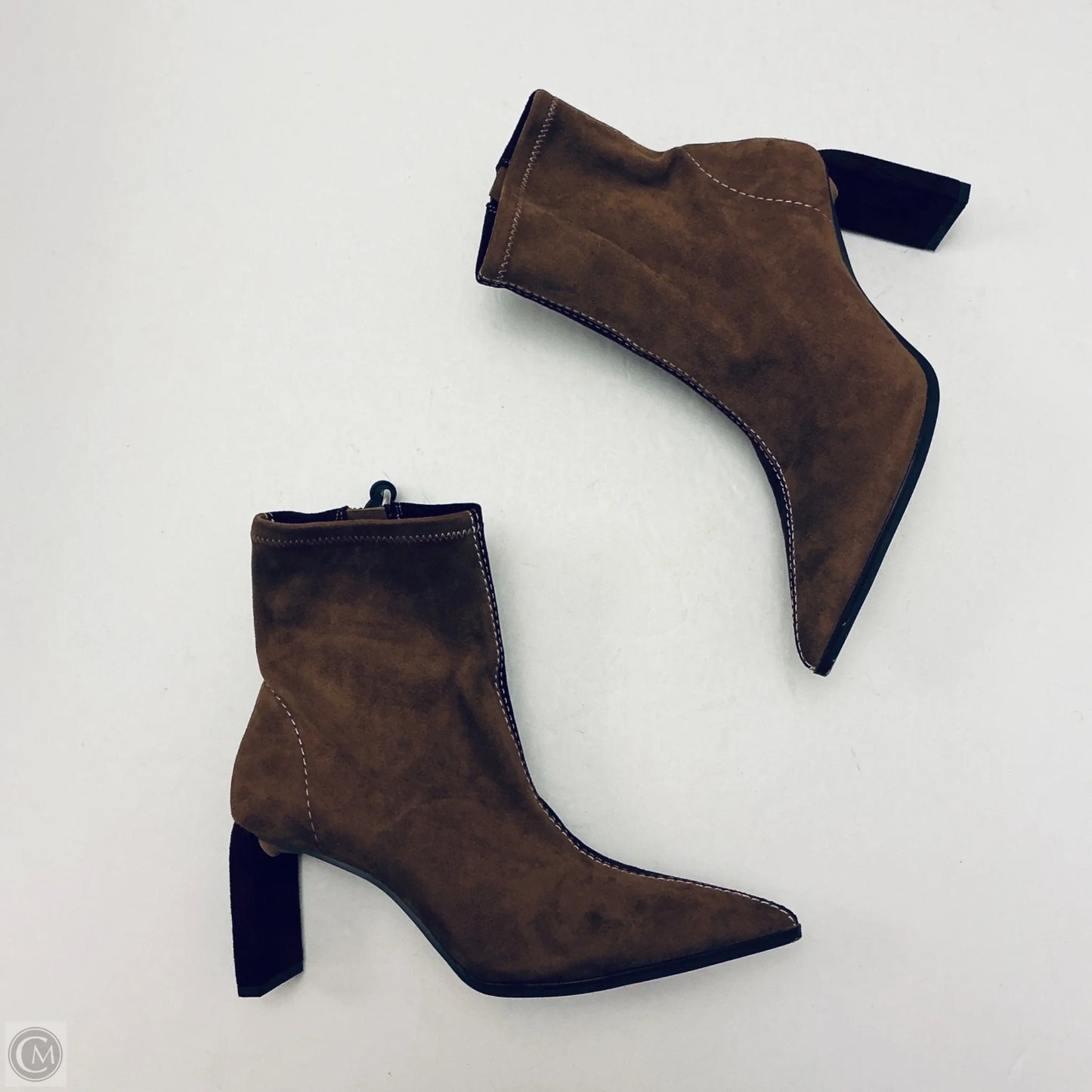 Boots Ankle Heels By Gianni Bini In Brown, Size: 6