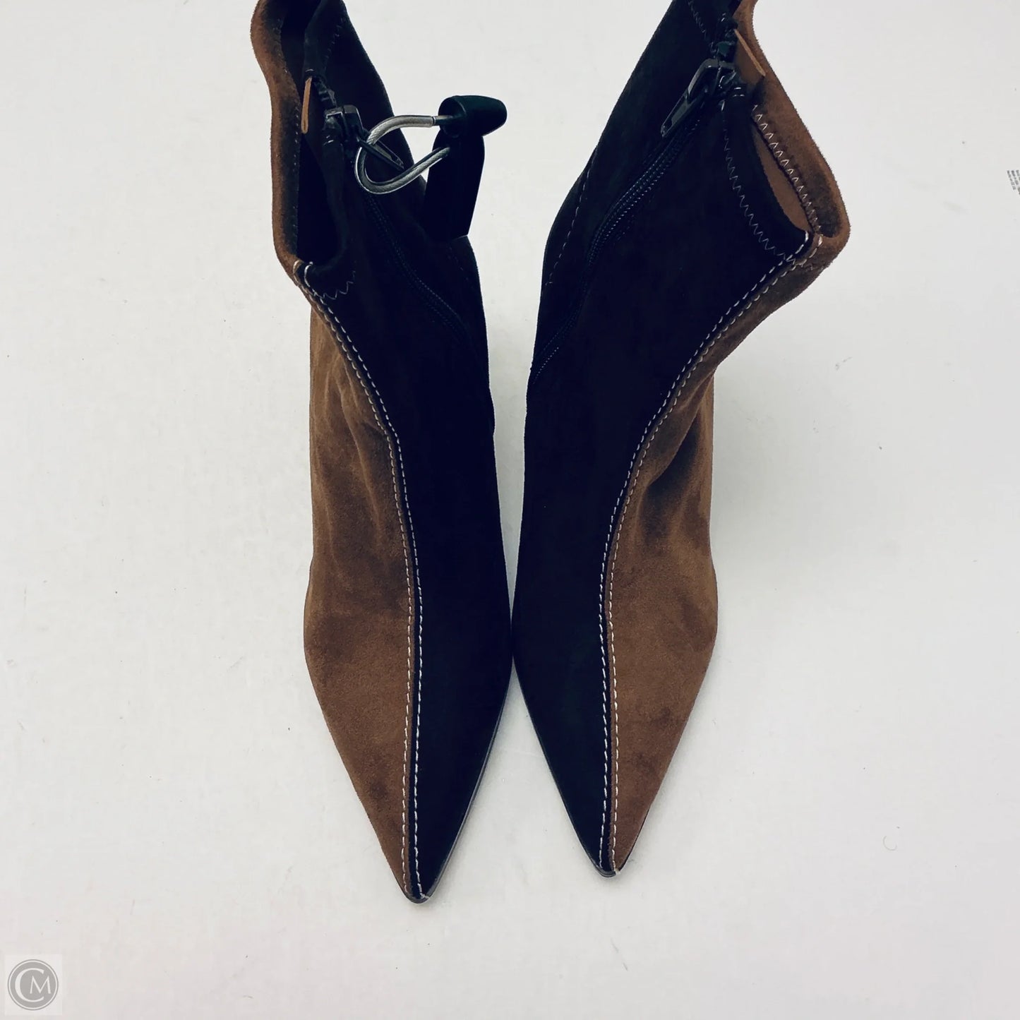 Boots Ankle Heels By Gianni Bini In Brown, Size: 6