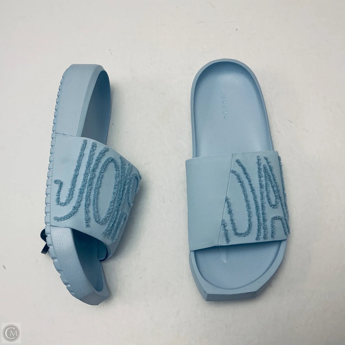 Sandals Luxury Designer By Jordan In Blue, Size: 10