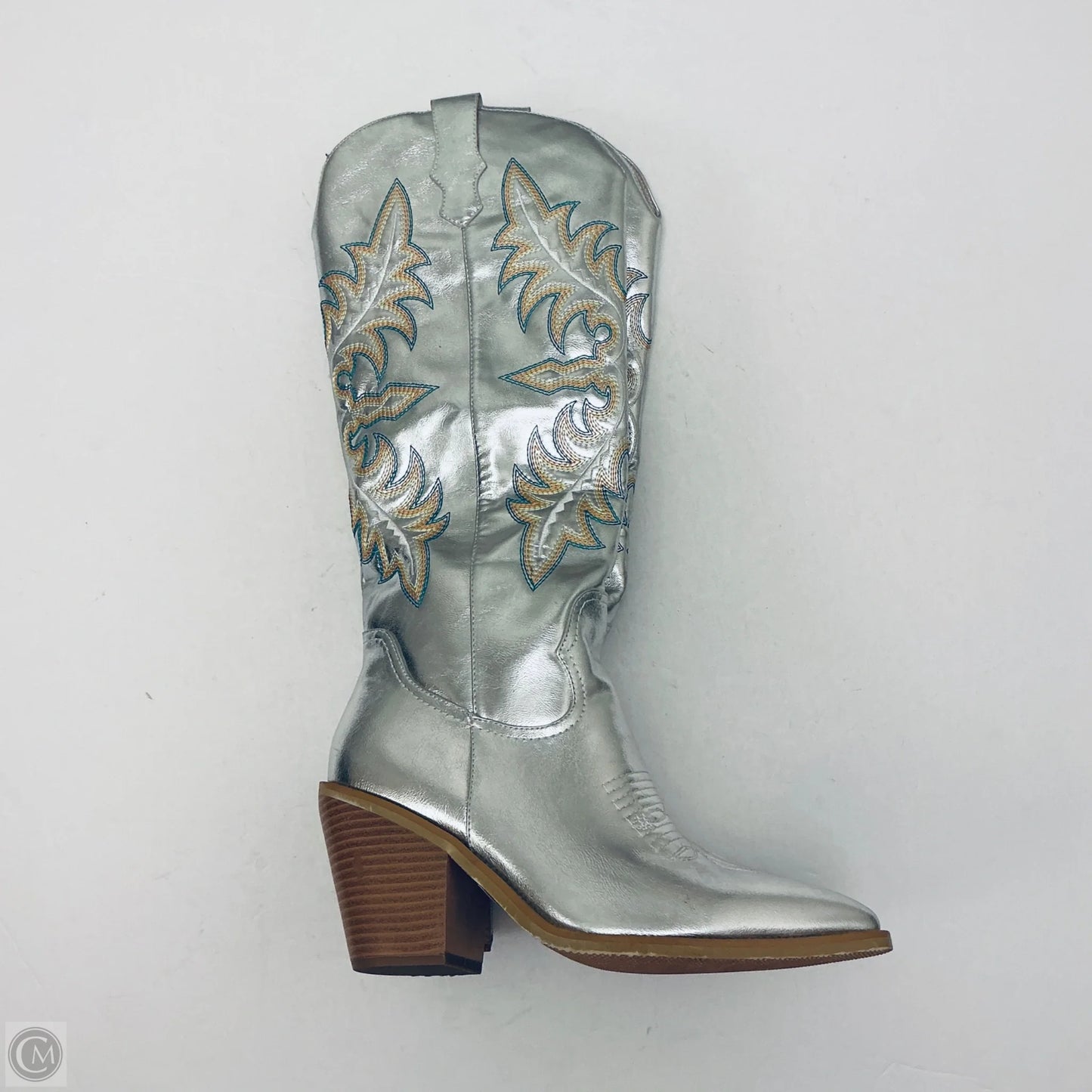 Boots Western By Cmc In Silver, Size: 10