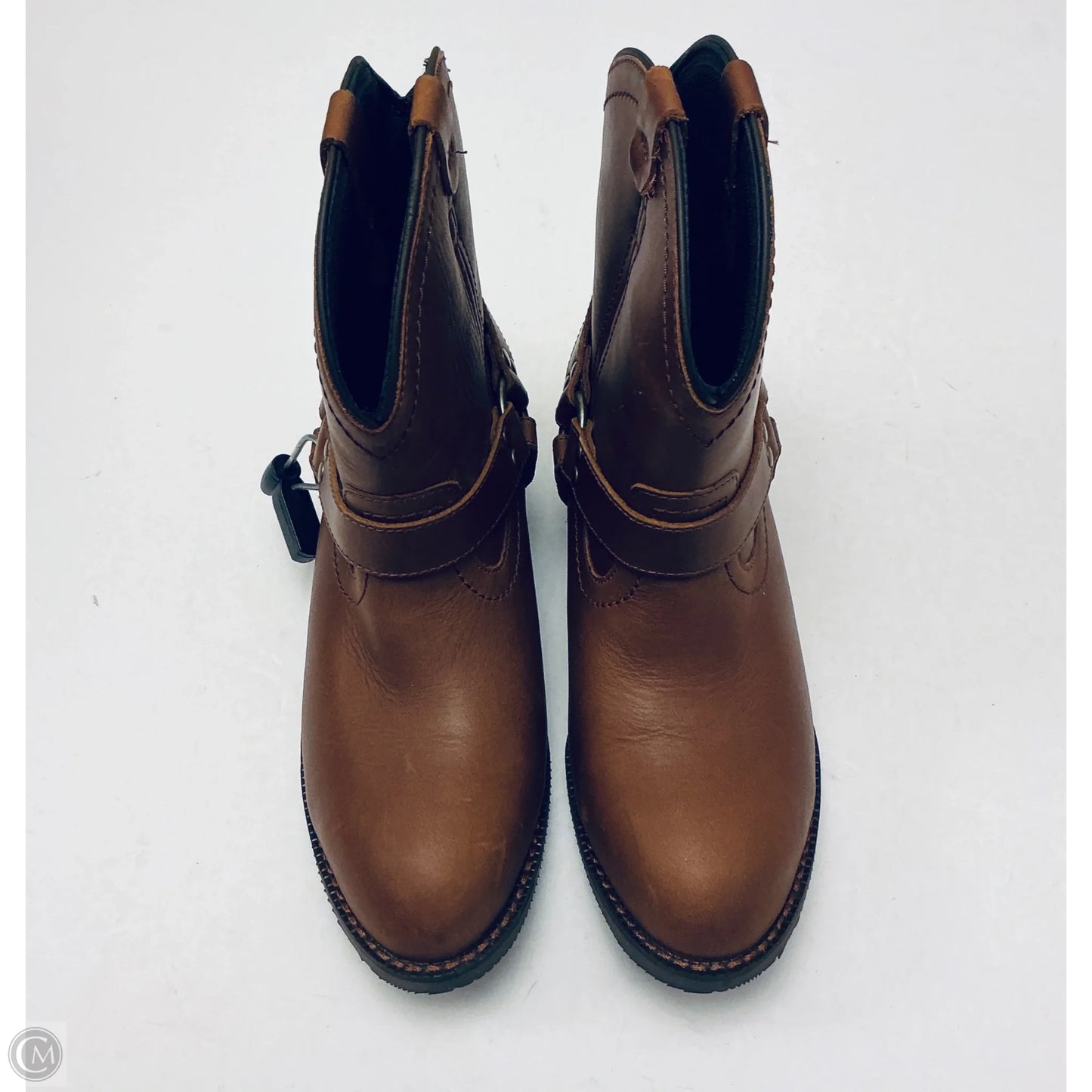 Boots Designer By Frye In Brown, Size: 7.5