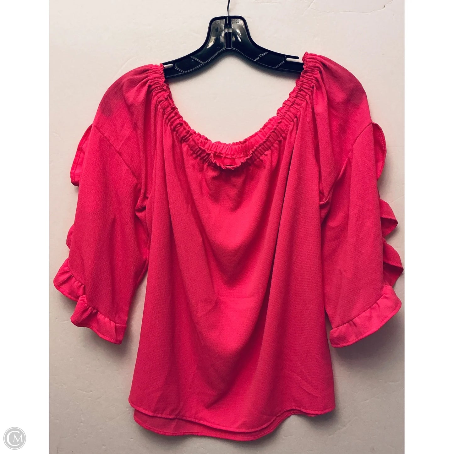 Top Short Sleeve Basic By Jess Lea In Pink, Size: L