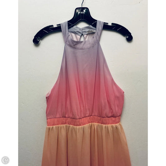 Dress Casual Maxi By Andree By Unit In Pink, Size: L