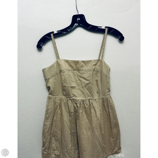 Dress Casual Midi By J. Crew In Tan, Size: 0