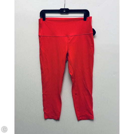Athletic Leggings By Lululemon In Pink, Size: 12