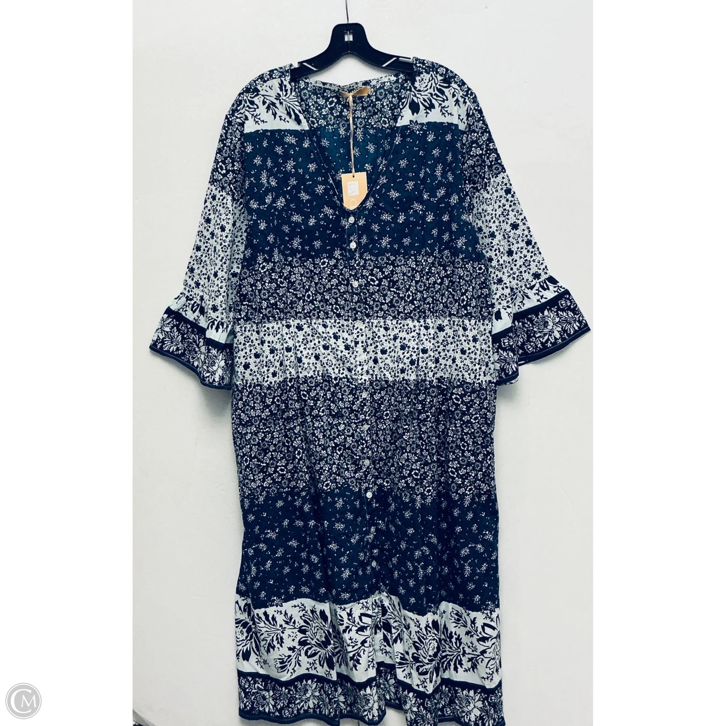 Dress Casual Maxi By Cme In Blue, Size: 3x