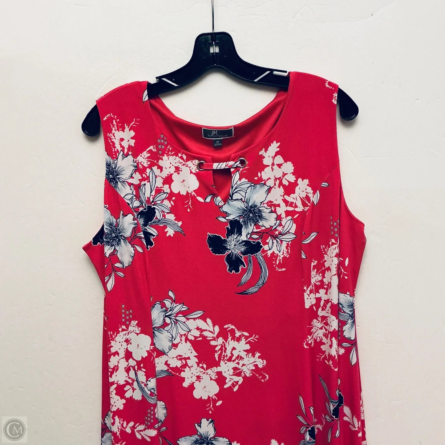 Dress Casual Midi By Jm Collections In Pink, Size: 1x