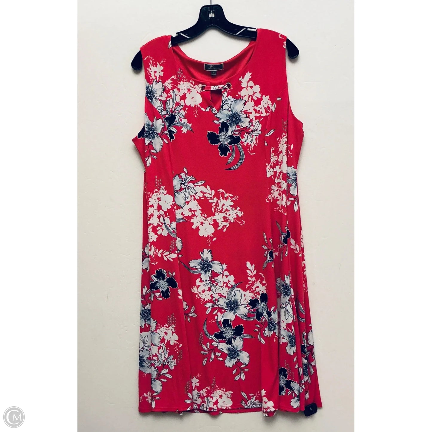 Dress Casual Midi By Jm Collections In Pink, Size: 1x