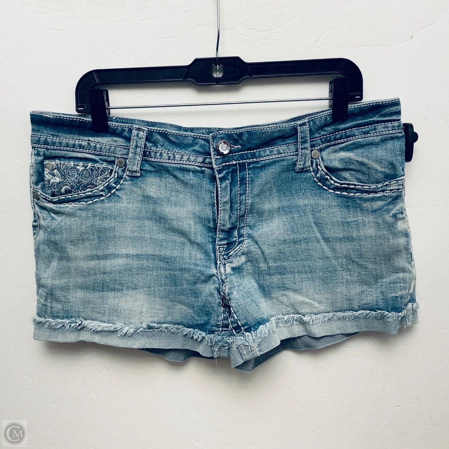 Shorts By Knox Rose In Blue Denim, Size: 16