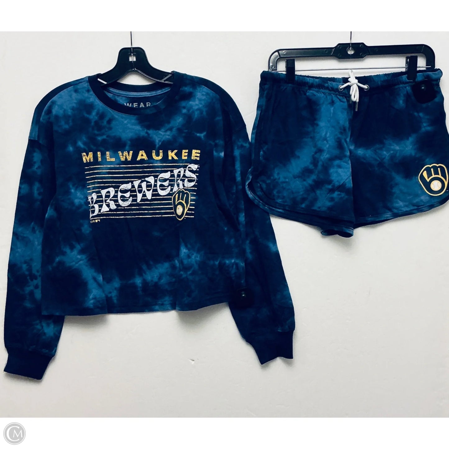 Shorts Set By Cme In Navy, Size: M