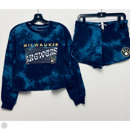 Shorts Set By Cme In Navy, Size: M