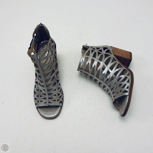 Sandals Heels Wedge By Vince Camuto In Gold, Size: 6