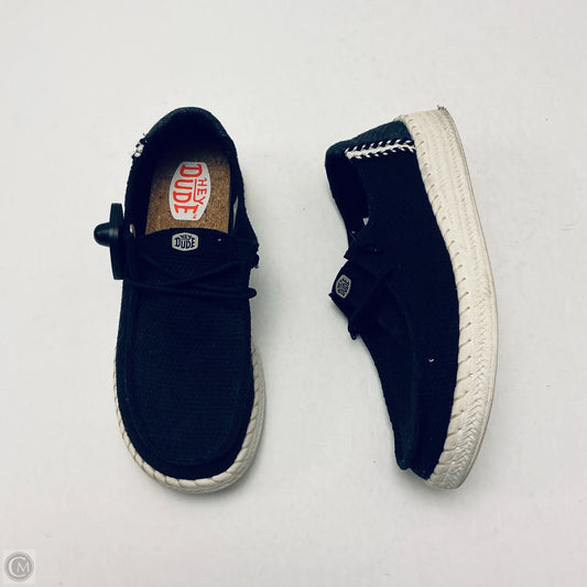 Shoes Sneakers By Hey Dude In Black, Size: 9