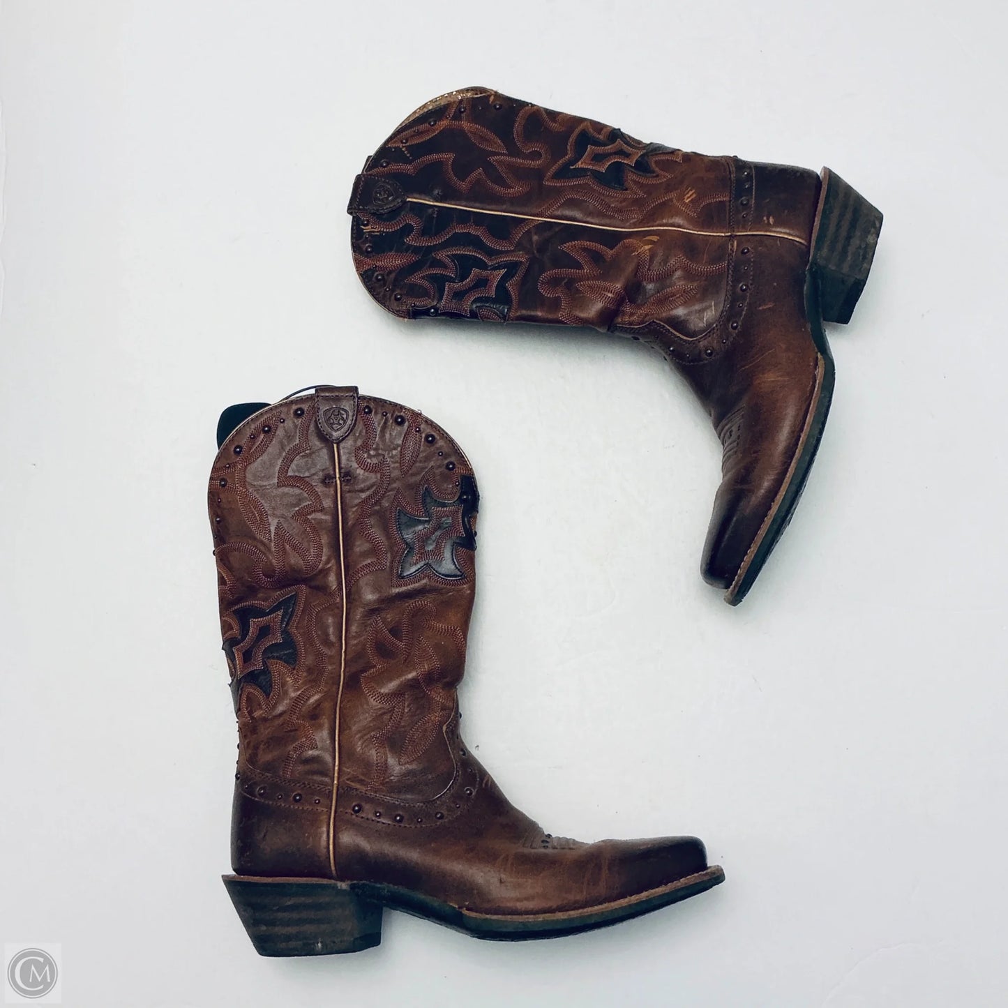 Boots Western By Ariat In Brown, Size: 9