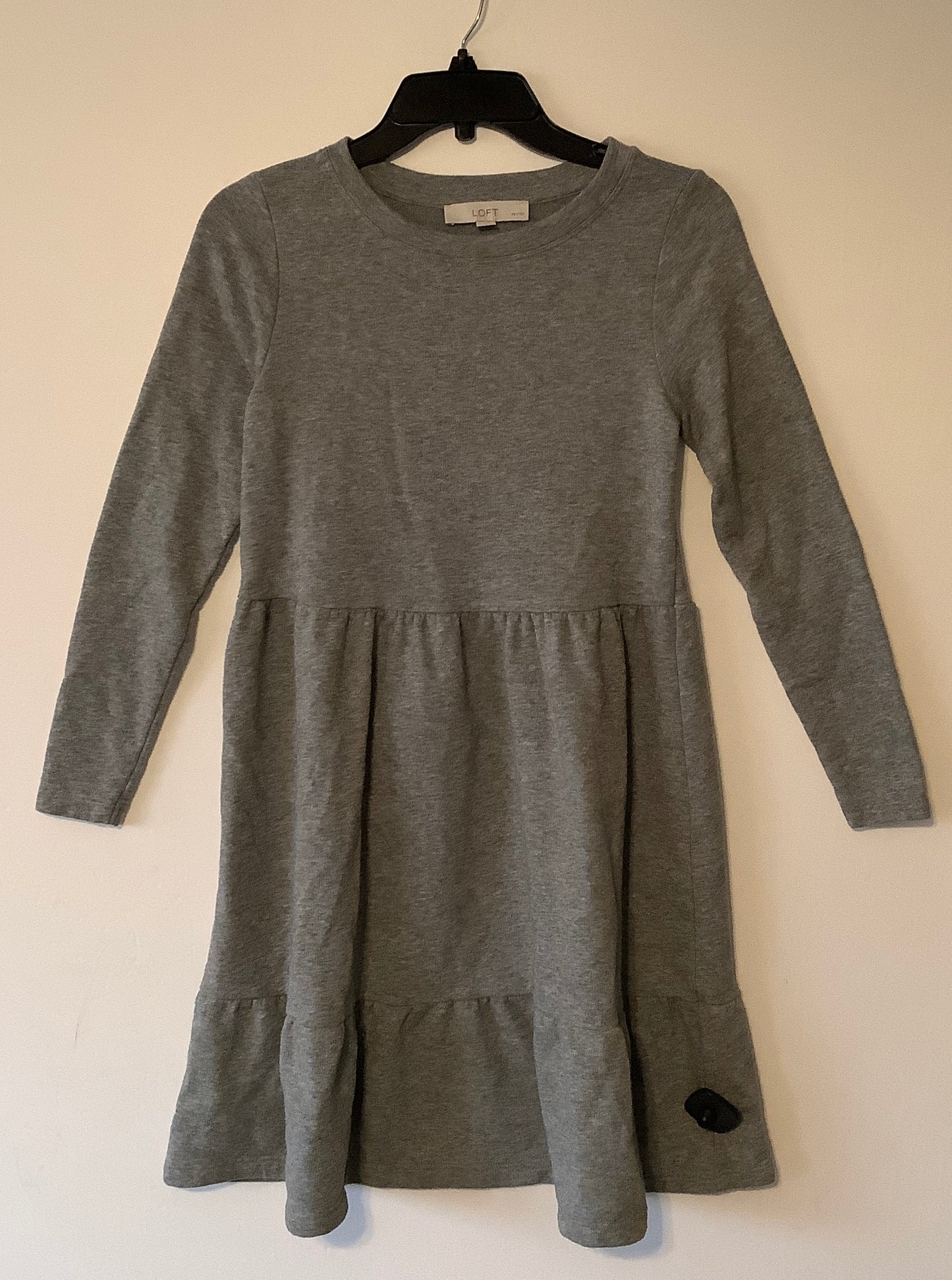 Dress Casual Short By Loft In Grey, Size: Xxs