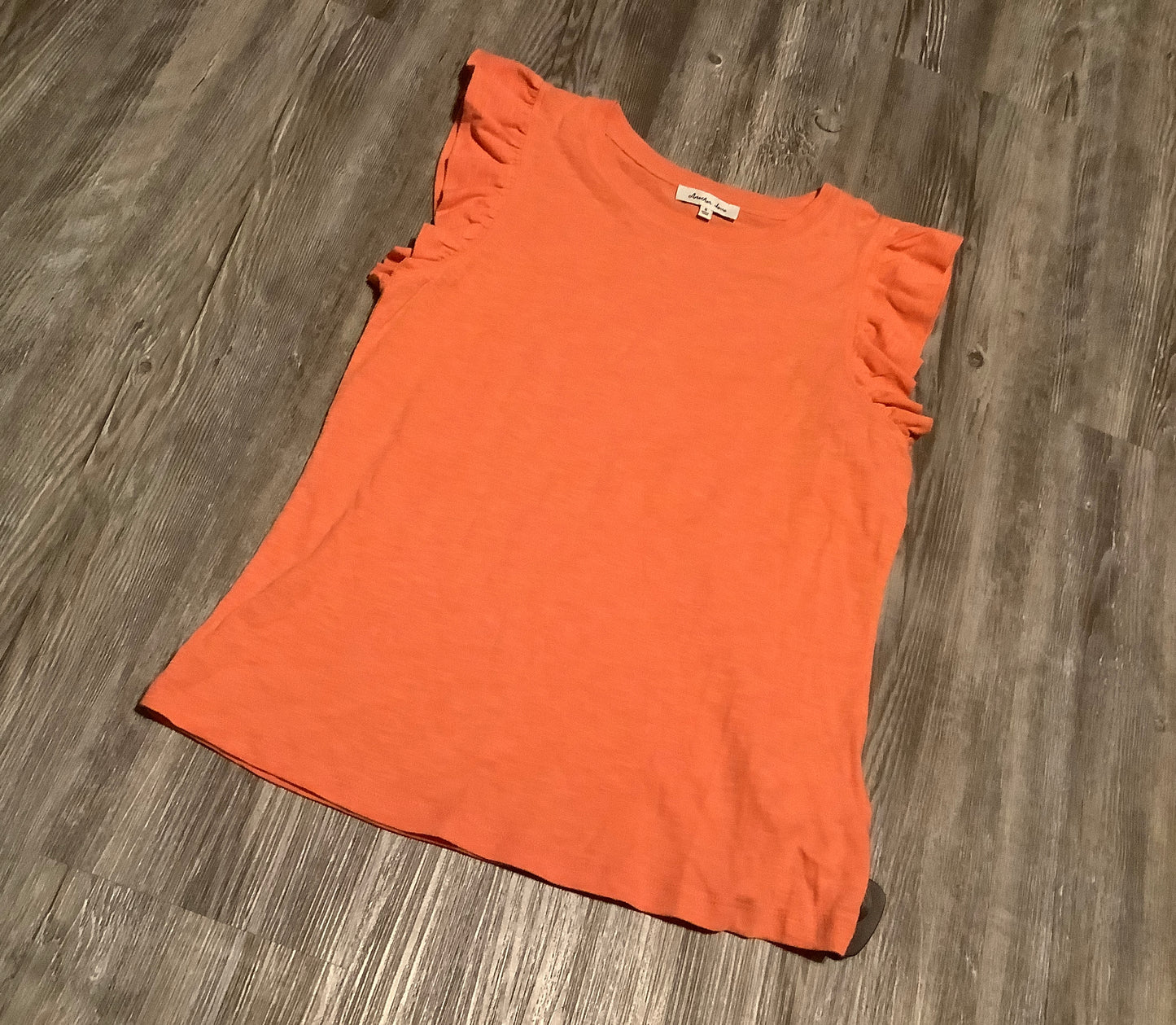 Top Sleeveless By Clothes Mentor In Orange, Size: S