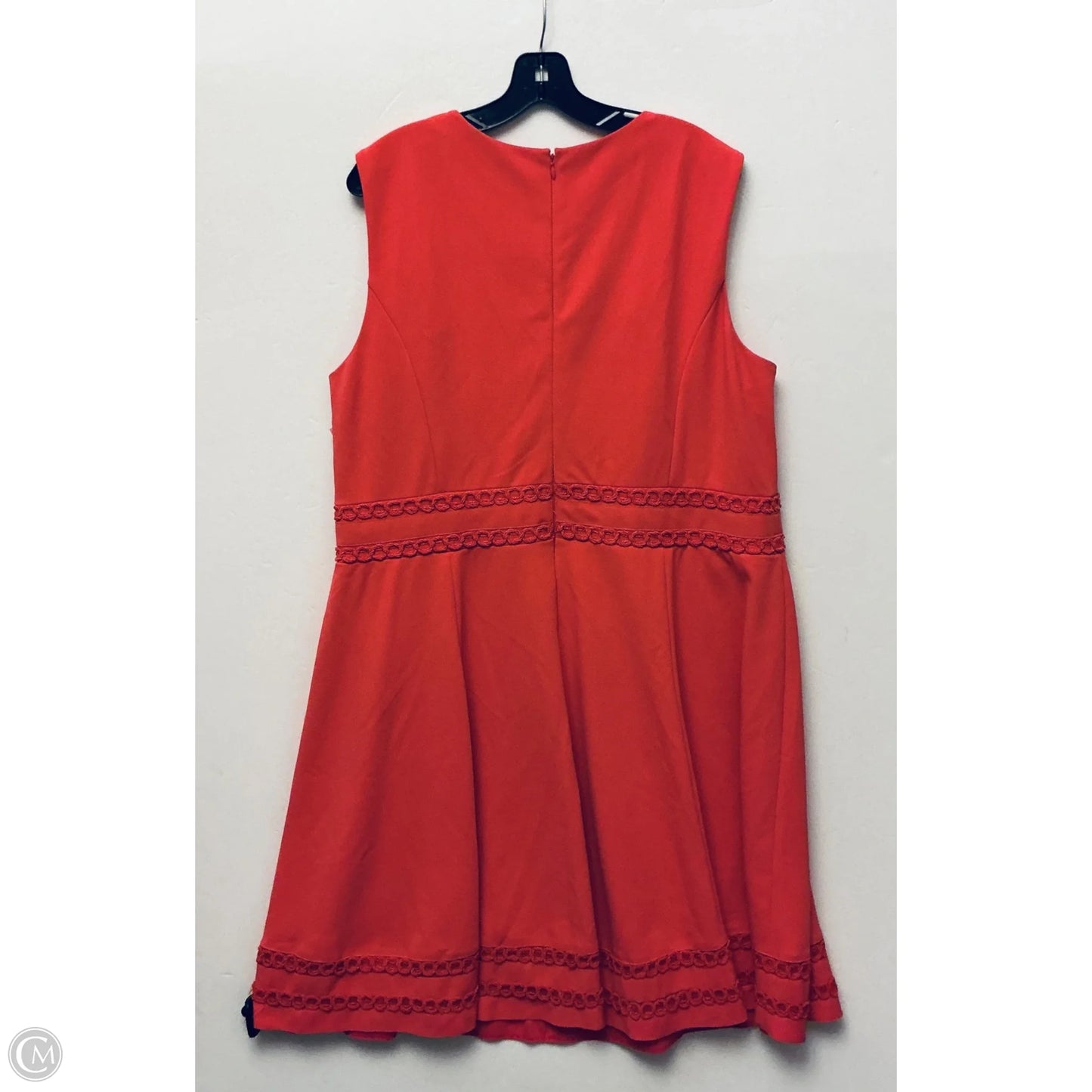Dress Casual Short By Calvin Klein In Pink, Size: xxl