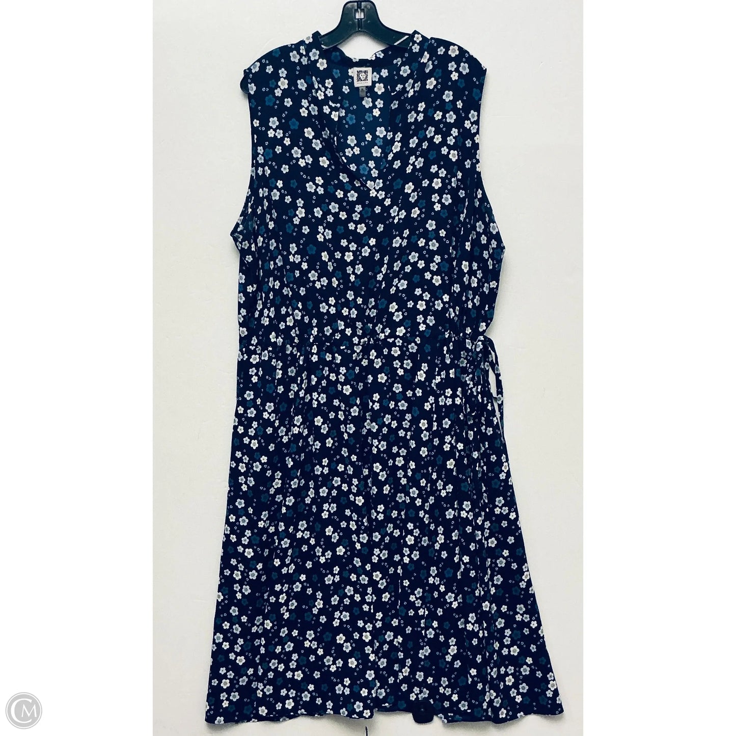 Dress Casual Maxi By Anne Klein In Blue, Size: 3x
