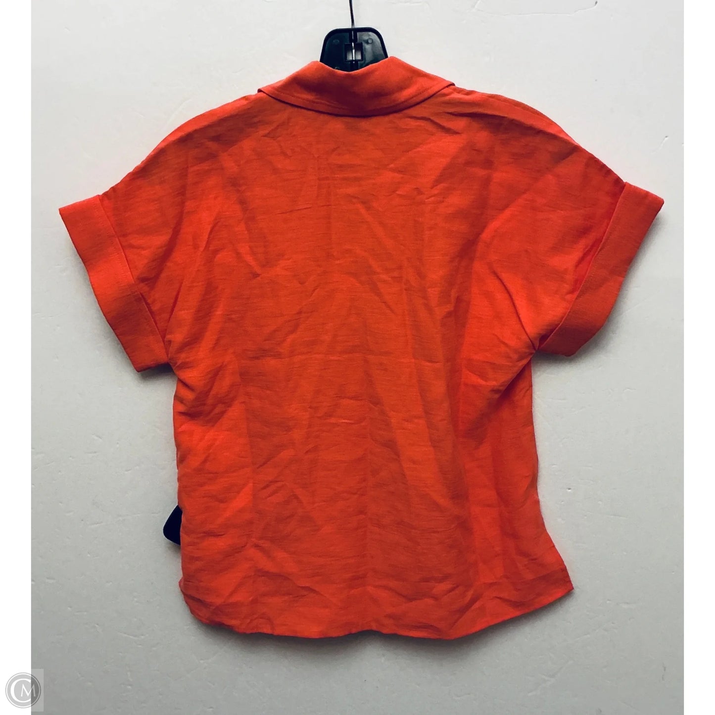 Top Short Sleeve By Banana Republic In Orange, Size: Xxs