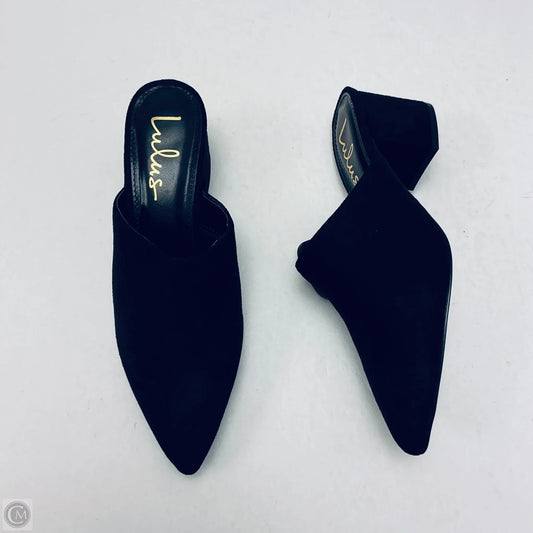 Shoes Heels Block By Lulus In Black, Size: 7.5